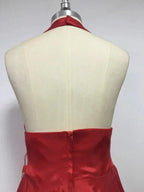 A-Line/Elegant Halter Sleeveless Taffeta Prom Dresses by misshow.com