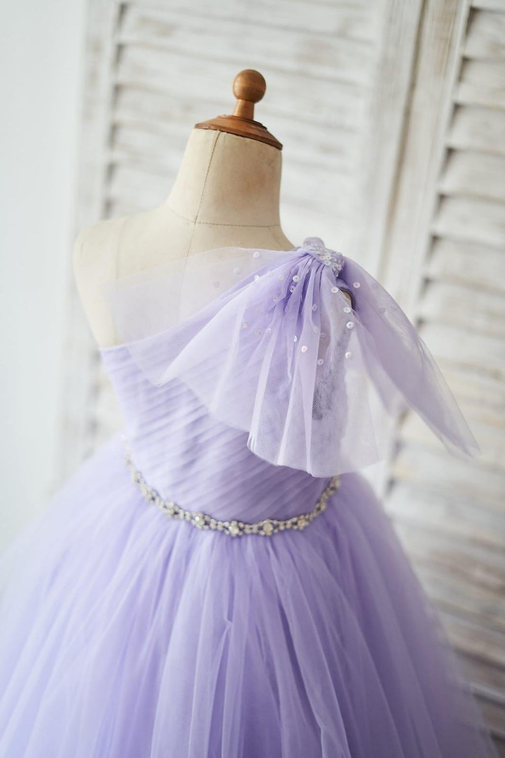 Tulle Floor-length Flower Girl Dress - photo 4