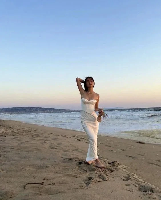Elegant White Spaghetti Straps Mermaid Long Evening Gown Prom Dress Y7513 by simplepromdress