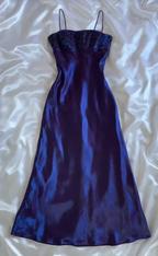 Gorgeous Purple Satin A Line Long Prom Dress Formal Evening Dress Y7510 by simplepromdress