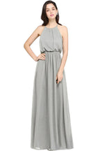 Amazing A-Line Scoop Sleeveless Chiffon Bridesmaid Dress by misshow.com