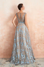Amazing Sleeveless aline Evening Swing Dress Floral Wedding Party Dress by misshow.com