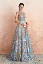 Amazing Sleeveless aline Evening Swing Dress Floral Wedding Party Dress by misshow.com