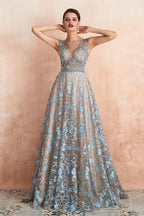 Amazing Sleeveless aline Evening Swing Dress Floral Wedding Party Dress by misshow.com