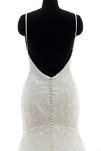 Appliques Spaghetti Strap Mermaid Elegant Wedding Dresses by misshow.com