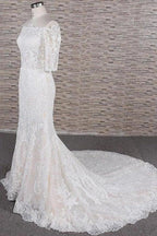 Awesome Appliques Court Train Mermaid Elegant Wedding Dresses by misshow.com