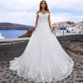 Sweetheart Wedding Dress Appliques A Line Wedding Gowns Off Shoulder Lace Up Vestidos De Noiva Mariage Princess by payinti