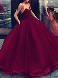 Ball Gown Sleeveless Sweetheart Organza Floor-Length Prom Dresses by misshow.com