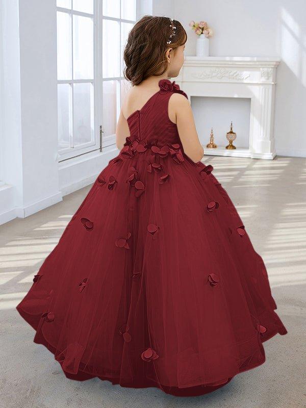 Ball-Gown/Princess Tulle Floor-length Flower Girl Dress - photo 2
