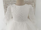 Ball-Gown/Princess Tulle Knee-length Flower Girl Dress - photo 3