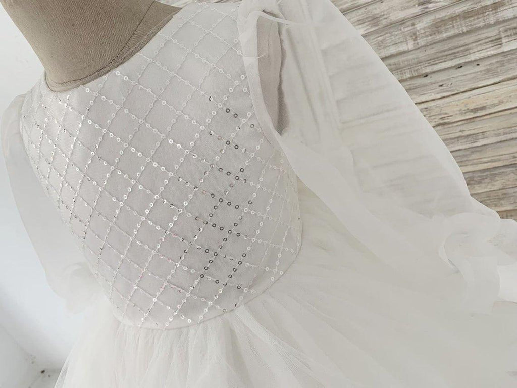 Ball-Gown/Princess Tulle Knee-length Flower Girl Dress - photo 5