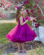 Ball-Gown/Princess Tulle Knee-length Flower Girl Dress - photo 3