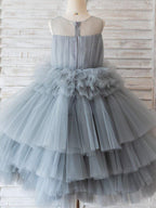 Ball-Gown/Princess Tulle Knee-length Flower Girl Dress - photo 2