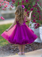 Ball-Gown/Princess Tulle Knee-length Flower Girl Dress - photo 5