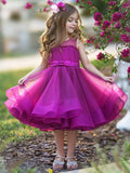Ball-Gown/Princess Tulle Knee-length Flower Girl Dress - photo 1