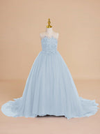 NumberSea - Ball - Gown/Princess Tulle Sweep Train Flower Girl Dress