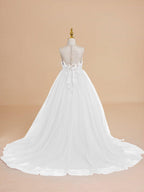 Ball-Gown/Princess Tulle Sweep Train Flower Girl Dress - photo 4