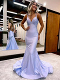 Marlee |Mermaid V Neck Beaded Jersey Prom Dress by KissProm