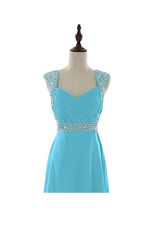 Beaded Chiffon Prom Dresses 2016 Long Bridesmaid Party Dresses BD011 by pgmdress
