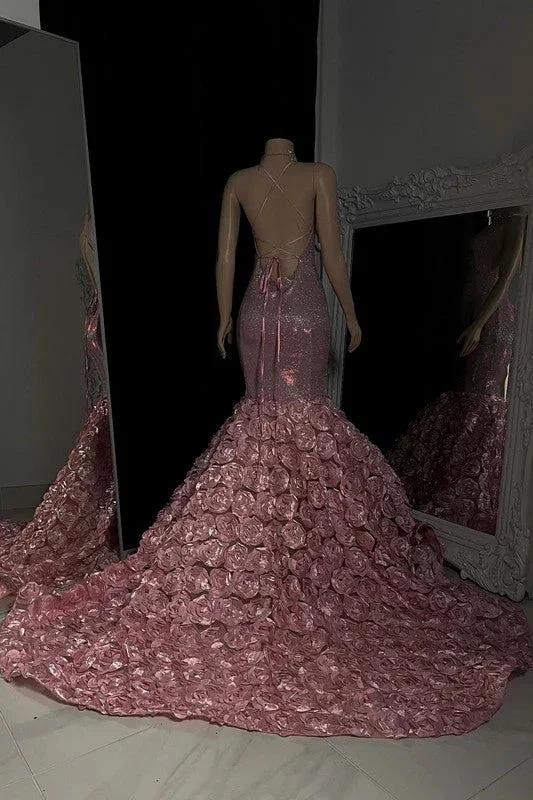 Beautiful Long Mermaid Sleeveless Spaghetti Strap Prom Dress by misshow.com