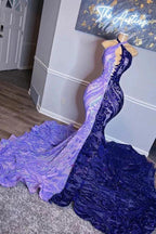 Beautiful Long Mix Colour Sleeveless Mermaid Prom Dress by misshow.com
