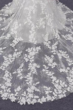 Best Spaghetti Strap Appliques Mermaid Wedding Dress by misshow.com