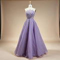 Zapdress Lilac Strapless A-line Beaded Evening Prom Dresses 2025 Graduation Party Gowns For Women DLA71643 Customized (ZD17324)