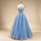 Zapdress Lilac Strapless A-line Beaded Evening Prom Dresses 2025 Graduation Party Gowns For Women DLA71643 Customized (ZD17324)