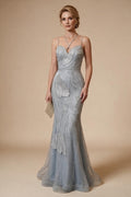 Zapdress Light Blue Mermaid Evening Prom Dresses 2026 Formal Party Gowns for Women Vestidos De Fiesta DLA72492 Customized (ZD17200)
