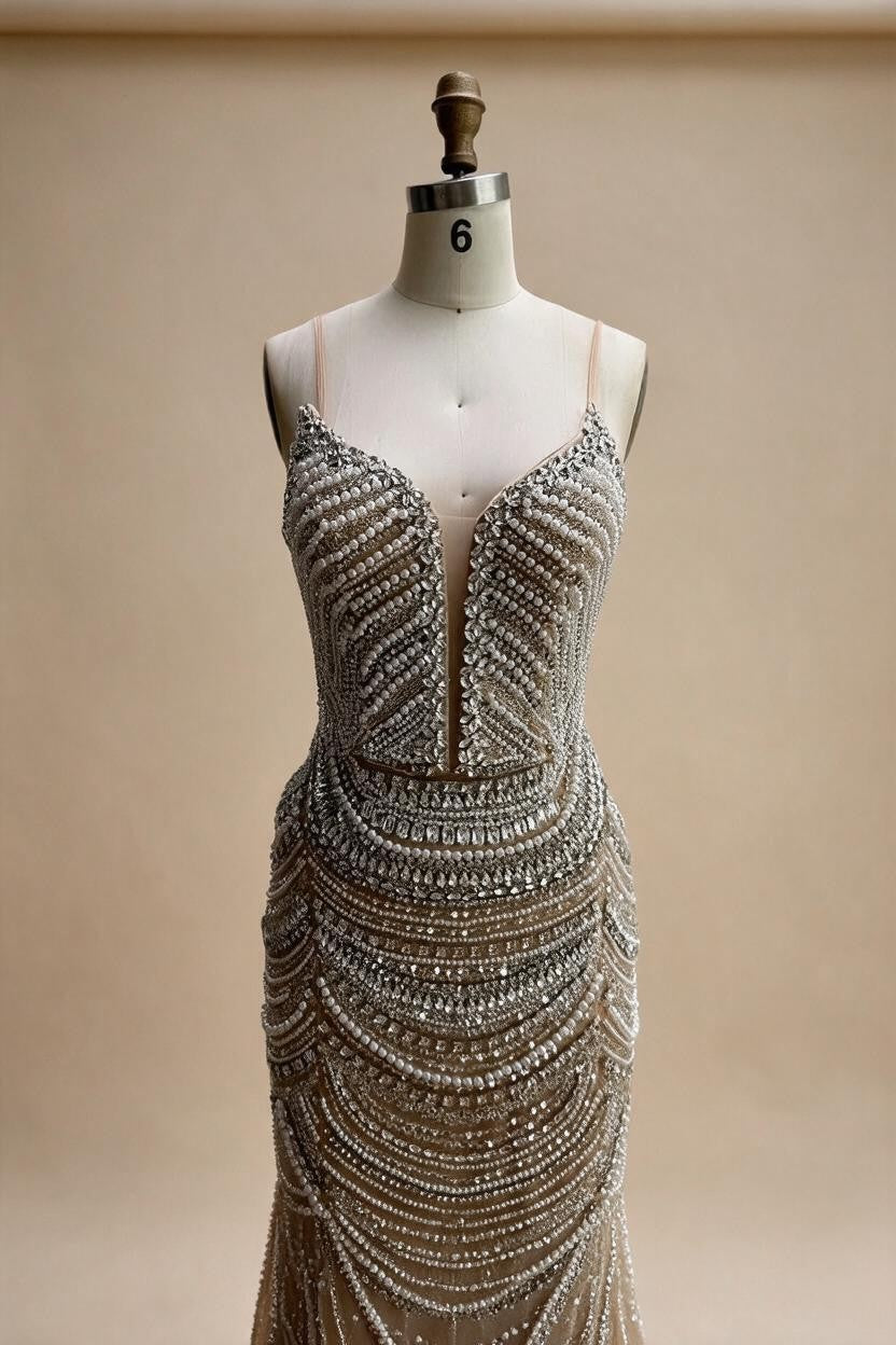 Zapdress Mermaid Beaded Pearls Evening Gala Dresses 2026 High End Strapless Party Gowns Robe De Soiree DLA72900 Customized (ZD17219)