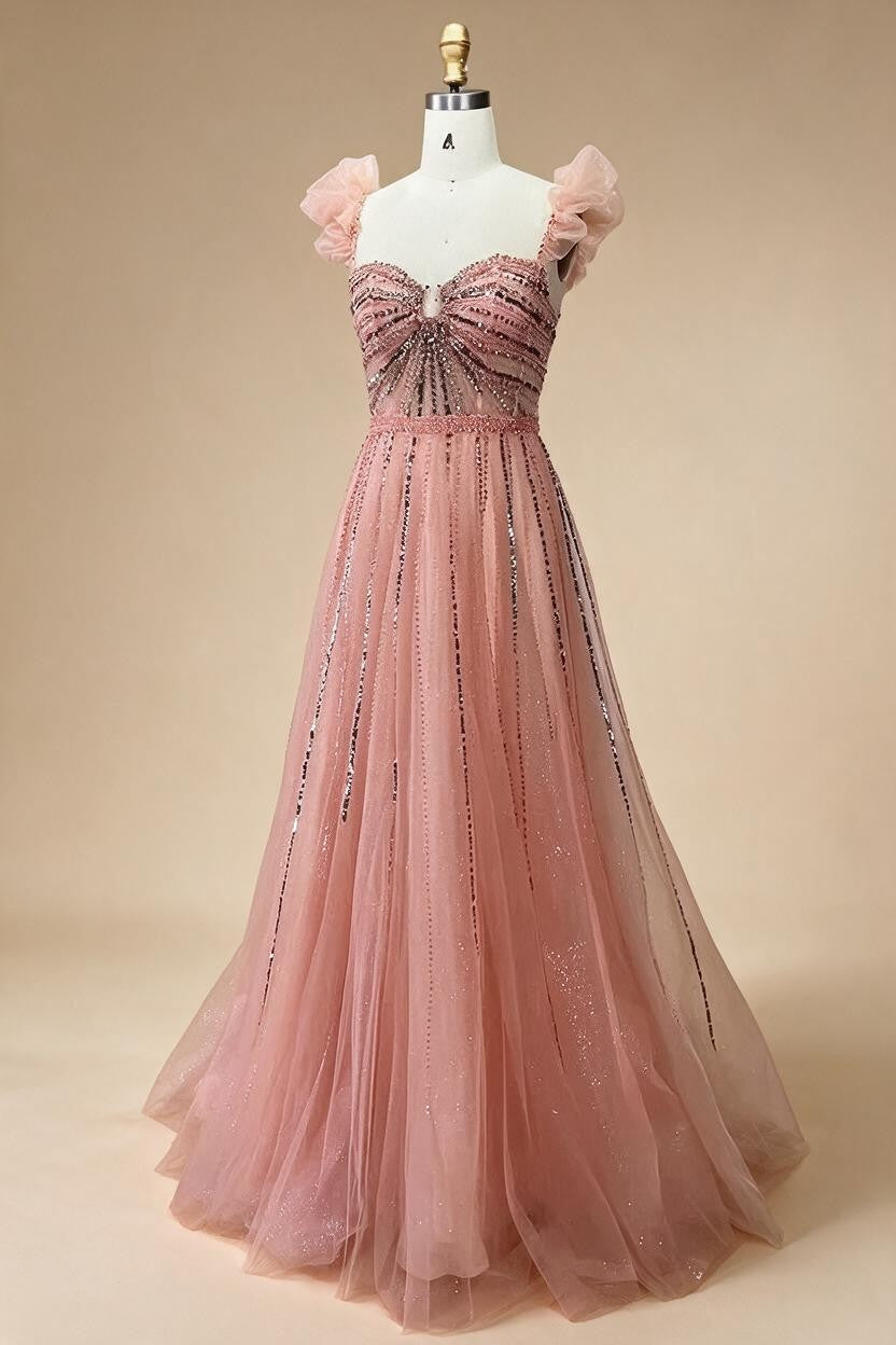 Zapdress Purple Sleeveless A-Line Beaded Evening Prom Dresses 2025 Elegant Party Gowns for Women DLA72324 Customized rts (ZD17319)