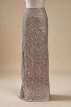 Elegant Dubai Sage Green Mermaid Evening Dress with Cape Sleeves Beaded Formal Gown Zapdress 2025 Customized DLA72160A (ZD17330)