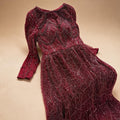 Zapdress Wine Red Long Sleeves Muslim A-line Evening Dress Pearls Beaded Party Gowns for Women Plus Size Customized DLA72738B (ZD17339)