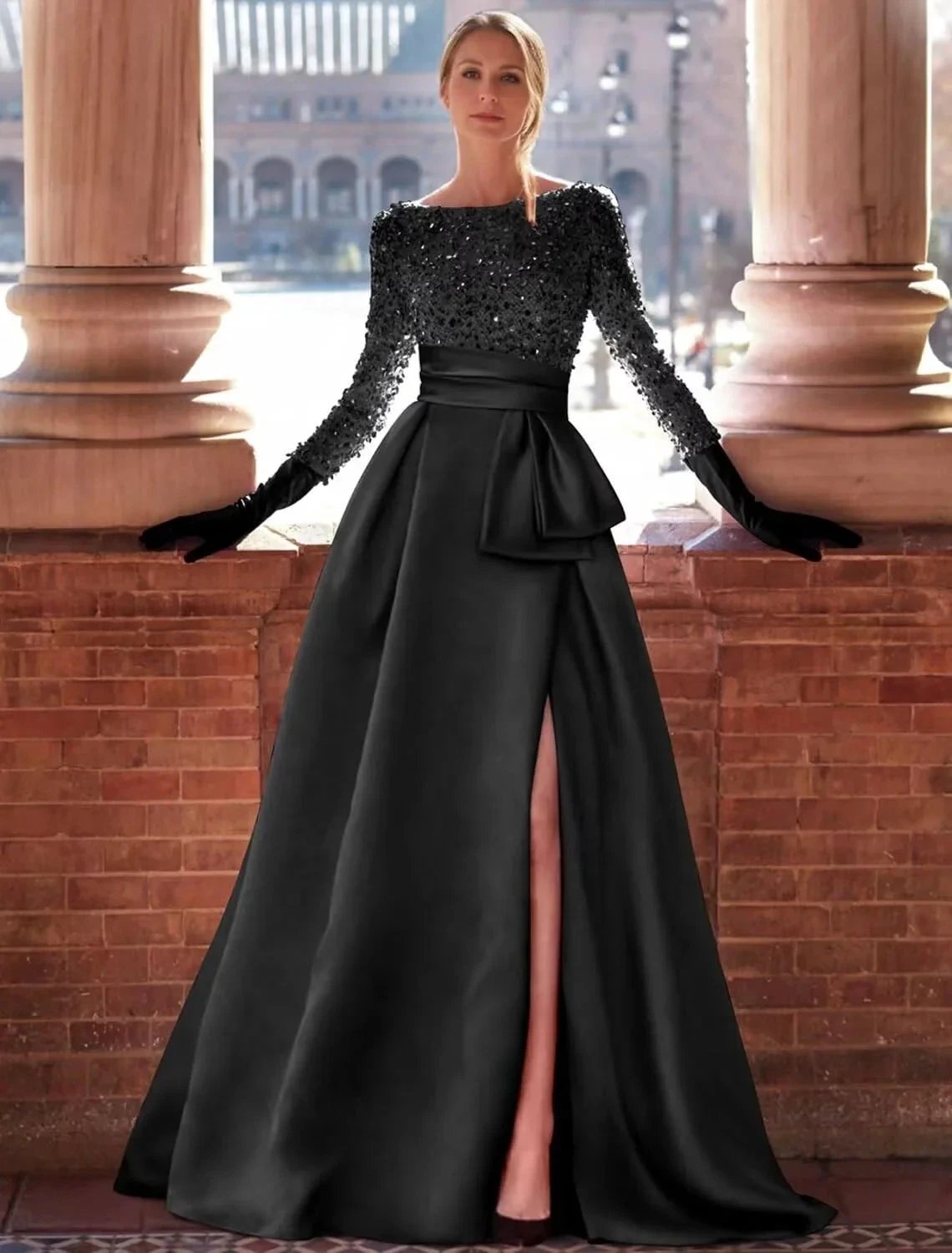 gold formal gowns gold dress high slit evening gown by vivymakudress