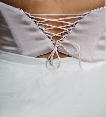 Abito da sposa boho con schiena bassa scoperta, abito nuziale separato, abito da sposa WD499