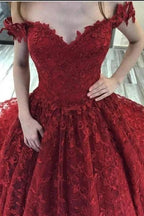 Bungudry Off-the-shoulder A-Line Wedding Dresses With Lace by misshow.com