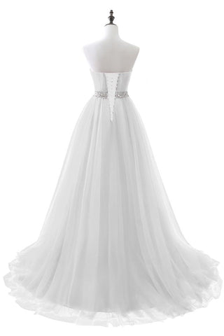 Vestido de fiesta de tul burdeos con escote en forma de A y escote en forma de corazón