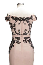 Cap Sleeves Mermaid Long Off-shoulder Applique Prom Dresses by misshow.com