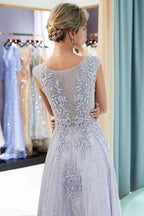 Charming Aline Sleeveless Lace Appliques Evening Party Dress by misshow.com