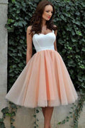 Homecoming Dress Sexy Straps Tulle Short Prom Dress Party Dress PD357 by pgmdress