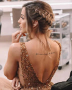 Chic Long A-line V-neck Beading Tulle Backless Prom Dress with Slit by BIZTUNNEL