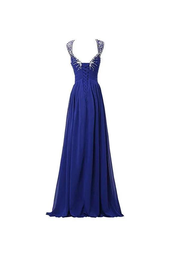 Chiffon V-neck Long Prom Gowns Party Dresses Bridesmaid Dresses PG268 by pgmdress