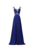 Chiffon V-neck Long Prom Gowns Party Dresses Bridesmaid Dresses PG268 by pgmdress