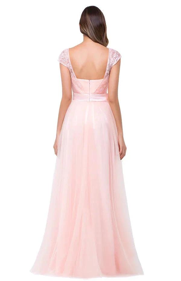 Crew Floor-length A-line Sashes Chiffon Bridesmaid Dresses by misshow.com