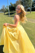 Stardust | Ball Gown Sweetheart Satin Long Prom Dresses by KissProm