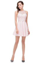 Cute Mini A-line Crew Appliques Bridesmaid Dresses by misshow.com