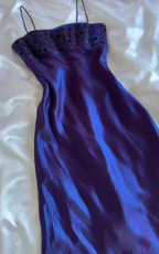 Gorgeous Purple Satin A Line Long Prom Dress Formal Evening Dress Y7510 by simplepromdress