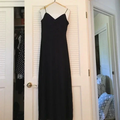 Gorgeous Straps Navy Blue V Neck Prom Dress Chiffon Beaded Party Dress Evening Gown Y7563 by simplepromdress
