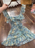 Outfit Floral Dress Short Homecoming Dress Beach Dress Y744 by simplepromdress