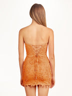 Blue Tight Lace Short Homecoming Dress with Appliques